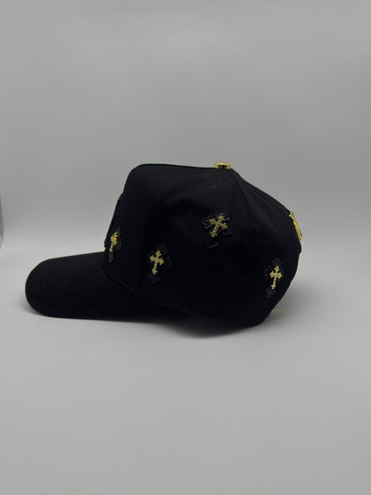 GORRA BIG BOSS X KLAN HATS LA CRUZ GOLD