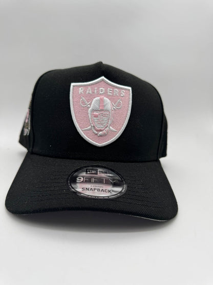 NEW ERA RAIDERS NEGRA/ROSA