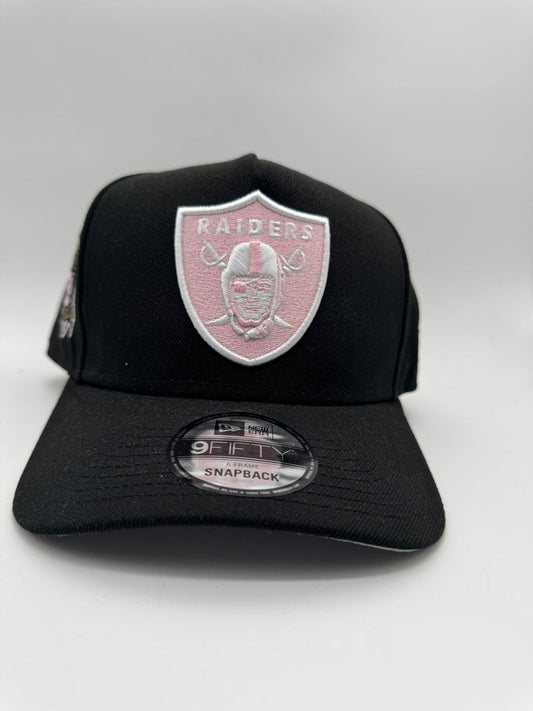 NEW ERA RAIDERS NEGRA/ROSA
