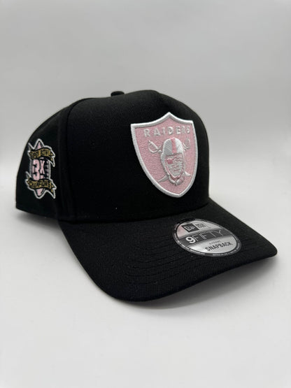 NEW ERA RAIDERS NEGRA/ROSA