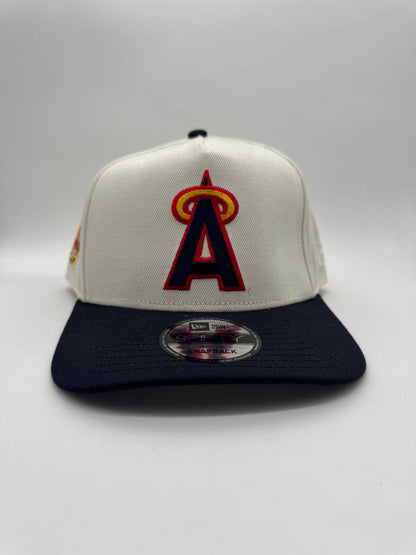 NEW ERA ANGELINOS BEIGE/AZUL