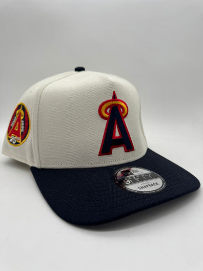 NEW ERA ANGELINOS BEIGE/AZUL