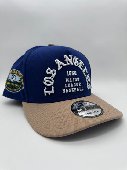 NEW ERA LOS ANGELES BEIGE/AZUL MAYOREO