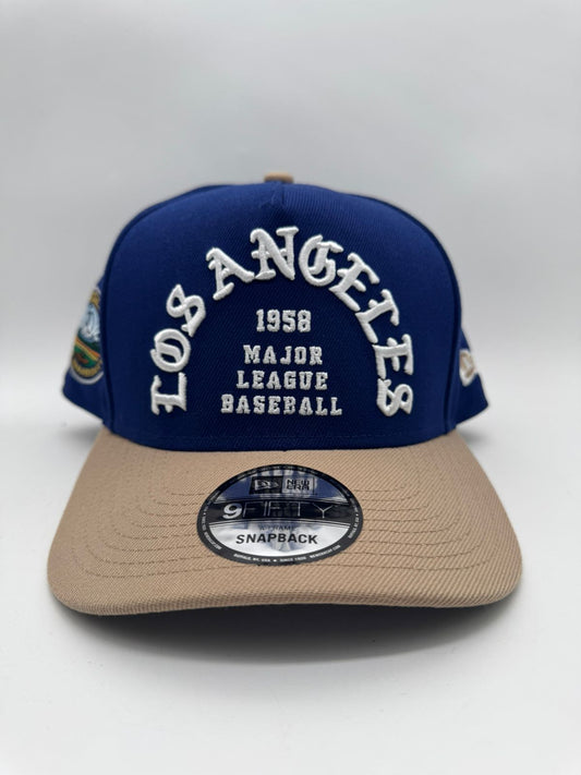 NEW ERA LOS ANGELES BEIGE/AZUL MAYOREO