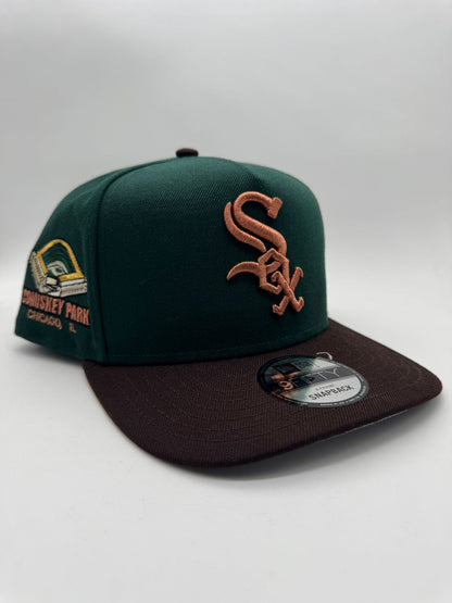 NEW ERA SOX VERDE/CAFE MAYOREO