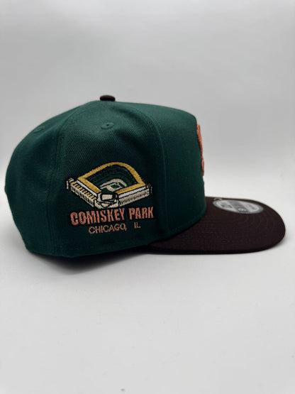 NEW ERA SOX VERDE/CAFE MAYOREO