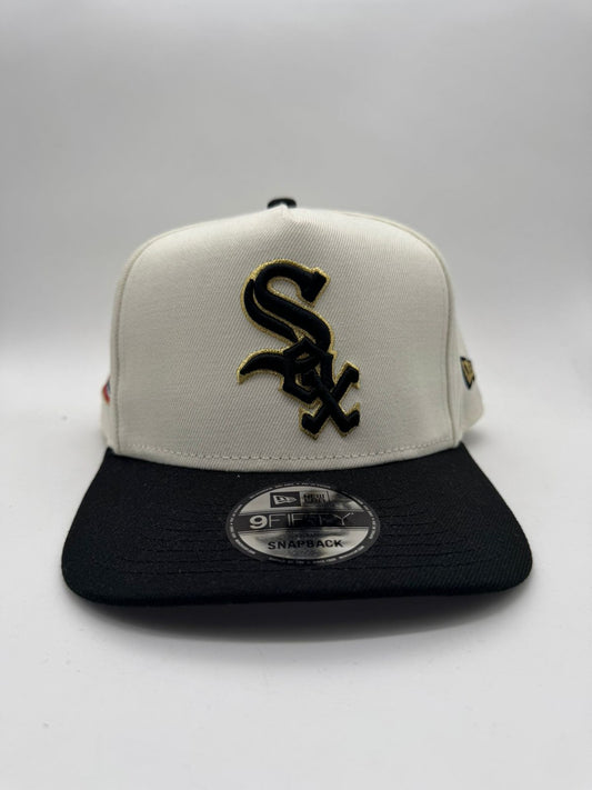 NEW ERA SOX BEIGE/NEGRA MAYOREO