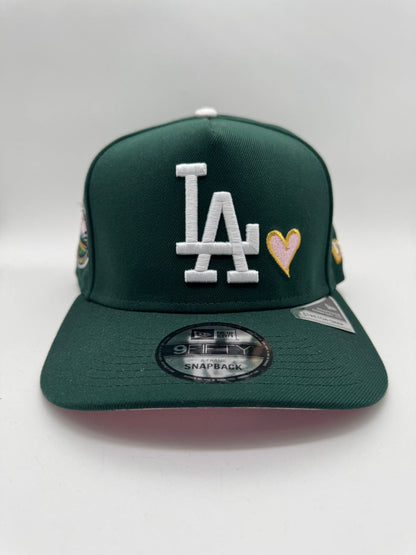 NEW ERA LA VERDE/ROSA MAYOREO