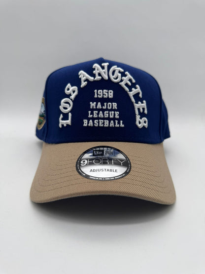 NEW ERA LOS ANGELES BEIGE/AZUL MAYOREO