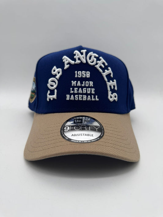 NEW ERA LOS ANGELES BEIGE/AZUL MAYOREO