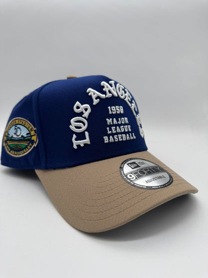 NEW ERA LOS ANGELES BEIGE/AZUL MAYOREO