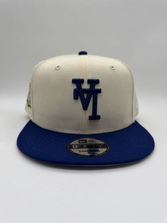 NEW ERA LA BEIGE/AZUL MAYOREO