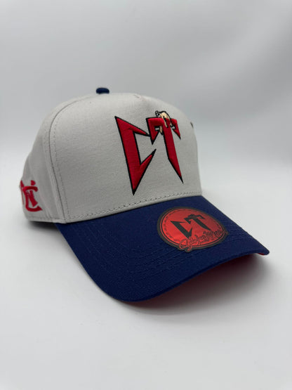 JC HATS NATANAEL CANO CURVA GRIS/AZUL