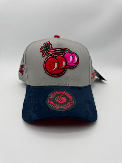 JC HATS CHERRY GRIS/AZUL