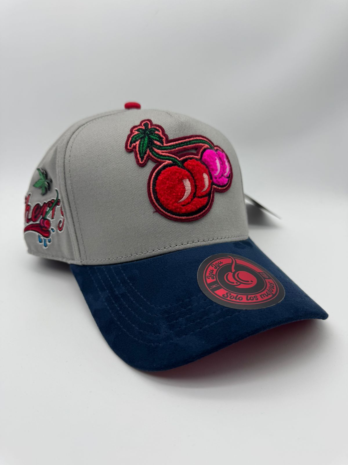 JC HATS CHERRY GRIS/AZUL