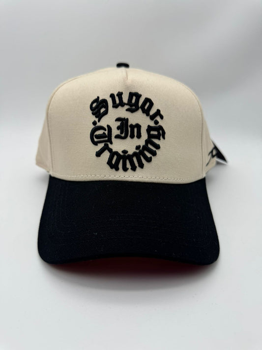 JC HATS SUGAR BEIGE/NEGRA