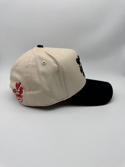 JC HATS SUGAR BEIGE/NEGRA