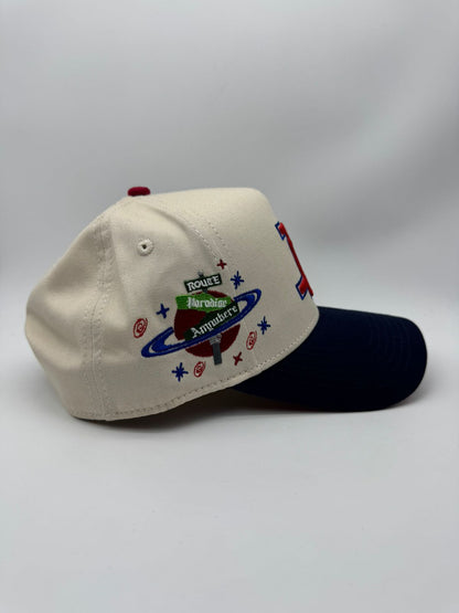 JC HATS PARADISE BEIGE/AZUL