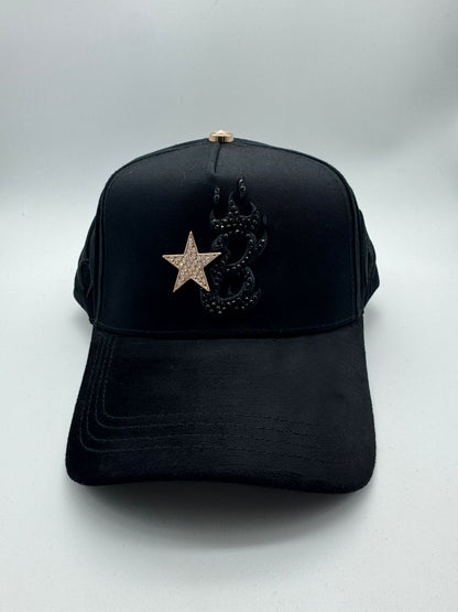 BARBAS HATS B STAR GOLD ROSE