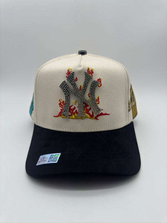 CAPS FANS NEW YORK BEIGE MAYOREO