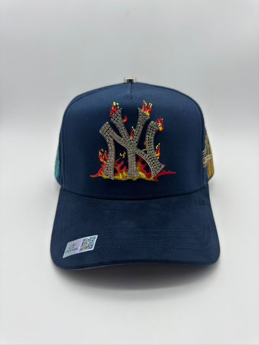 CAPS FANS NEW YORK AZUL MAYOREO