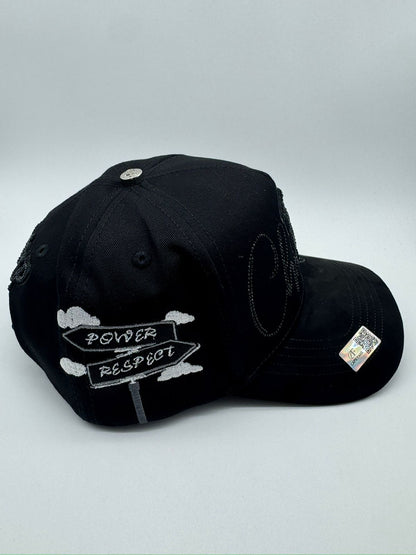CAPS FANS SOX BLACK CRYSTALS MAYOREO
