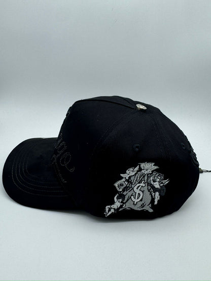 CAPS FANS SOX BLACK CRYSTALS MAYOREO